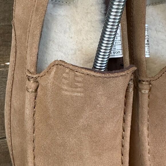 New Mens UGG Alder Brown Suede Slip On Lined Slippers Shoes Loafers‎ Size 8 M main image 6